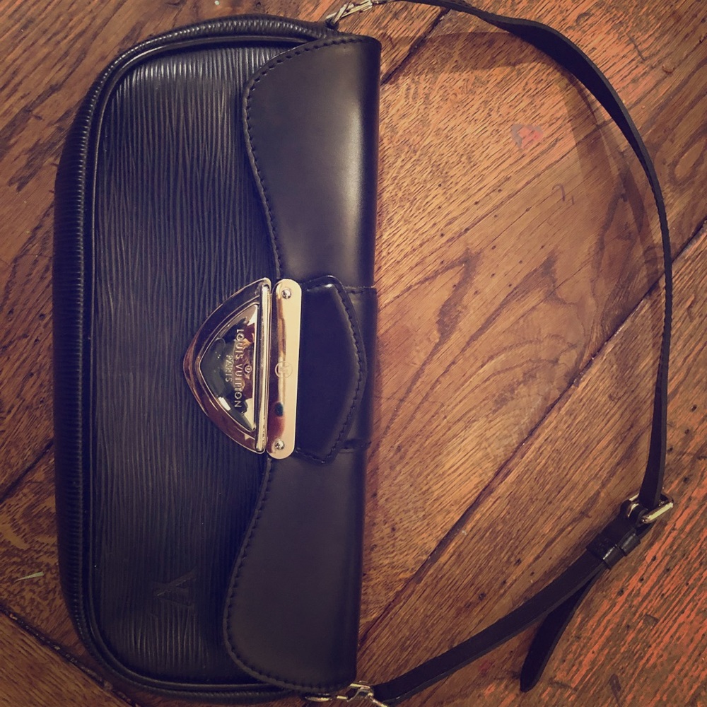 Louis Vuitton black shoulder bag